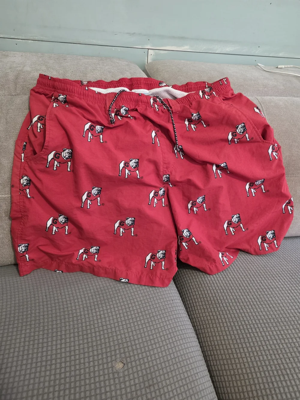 Men's Georgia Bulldog Columbia PFG Swim Trunks